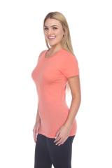 3900 Junior's Bamboo Blend Short Sleeve Crew Neck Tee