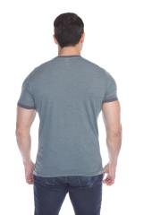 3602 Men's Short Sleeve CVC Blended Crew Neck Ringer Tee