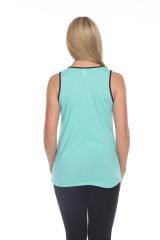 1207 Junior's Curve Hem Nub Ringer Tank