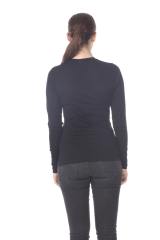 3100 Junior's Long Sleeve CVC Blended Crew Neck Tee