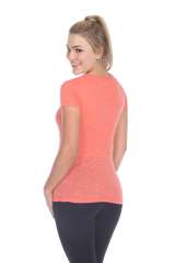 6053 Juniors Cap Sleeve Cotton Slub Tee