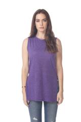 2011 Junior's Poly Linen Blend Vented Muscle Tank