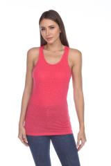 2004 Junior's Poly Linen Blend Racerback Tank