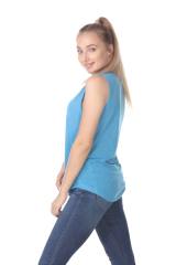 2009 Junior's Poly Linen Muscle Tank