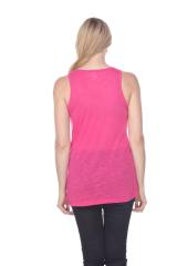 7402 LADIES POLY RAYON SLUB TANK TOP