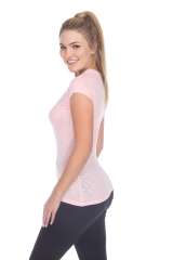 6050 Juniors Cap Sleeve Cotton Slub Tee
