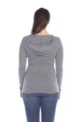 6102 Junior's Tri Blend Pullover Hoodie
