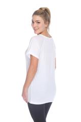 3002 Junior's Scoop Neck Short Sleeve Boxy Straight Tee
