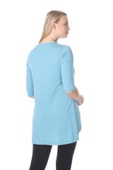7308 Ladies Hi Lo Flowy Tunic