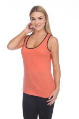 1207 Junior's Curve Hem Nub Ringer Tank
