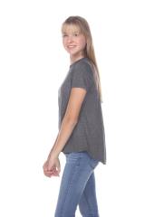3305 Junior's Shirred Tee