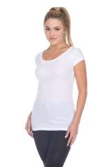 5001 Junior's Cap Sleeve Scoop Neck Tee