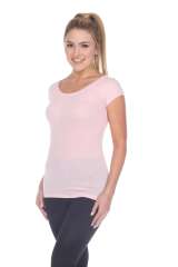 5001 Junior's Cap Sleeve Scoop Neck Tee