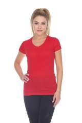 5003 Juniors Cap Sleeve "Tear Drop" V-Neck Tee
