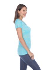 3500 Junior's Burnout Crew Neck Tee