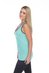 1207 Junior's Curve Hem Nub Ringer Tank