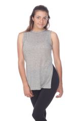 2011 Junior's Poly Linen Blend Vented Muscle Tank