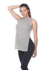 2011 Junior's Poly Linen Blend Vented Muscle Tank