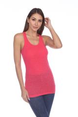 2004 Junior's Poly Linen Blend Racerback Tank