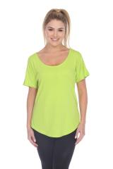 3905 Junior's Bamboo Blend Curve Hem Dolman