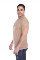 3600 Men's Short Sleeve CVC Blended Crew Neck Tee