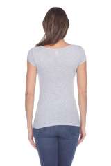 5001 Junior's Cap Sleeve Scoop Neck Tee
