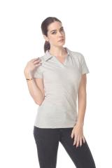 6052 Junior's Cotton Slub Short Sleeve Polo