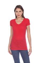 6053 Juniors Cap Sleeve Cotton Slub Tee
