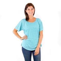 7805 LADIES POLY LINEN DOLMAN