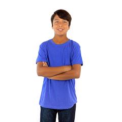 9003 Youth Short Sleeve Tri Blend Crewneck Tee
