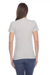 1203 Junior's Cotton Nub Short Sleeve Regular V-Neck Tee