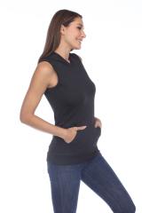 3208 Junior's Tri-Blend Sleeveless Hoodie