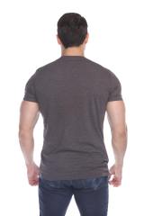 3600 Men's Short Sleeve CVC Blended Crew Neck Tee