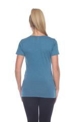 3203 Junior's Tri Blend Short Sleeve Deep V-Neck Tee
