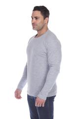 6600 Men's Long Sleeve Waffle Thermal Crew Neck Tee