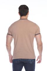 3602 Men's Short Sleeve CVC Blended Crew Neck Ringer Tee