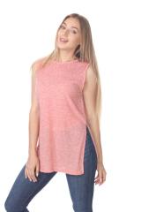 2011 Junior's Poly Linen Blend Vented Muscle Tank