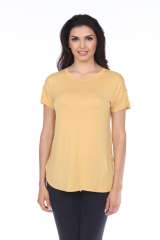 7250 Ladies Fancy Curved Side Short Sleeve Tee