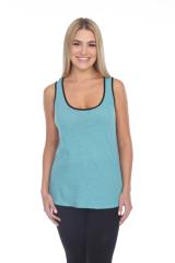 1207 Junior's Curve Hem Nub Ringer Tank