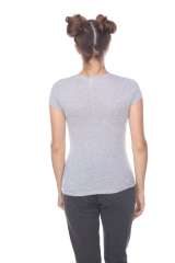 5003 Juniors Cap Sleeve "Tear Drop" V-Neck Tee