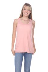 3301 Junior's Racerback Viscose Flowy Tank