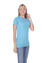 3200 Junior's Tri Blend Short Sleeve Crew Neck Tee