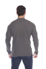 6600 Men's Long Sleeve Waffle Thermal Crew Neck Tee