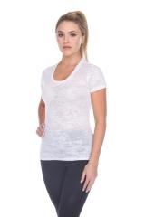 3500 Junior's Burnout Crew Neck Tee
