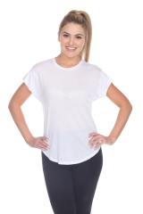 3307 Junior's Modern Cap Sleeve Tee