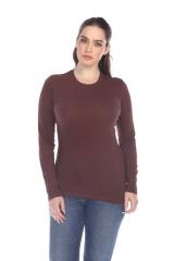 1100 Junior's Long Sleeve Crew Neck Tee