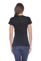 3500 Junior's Burnout Crew Neck Tee