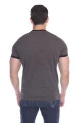 3602 Men's Short Sleeve CVC Blended Crew Neck Ringer Tee