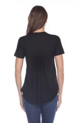 3305 Junior's Shirred Tee
