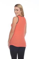1207 Junior's Curve Hem Nub Ringer Tank